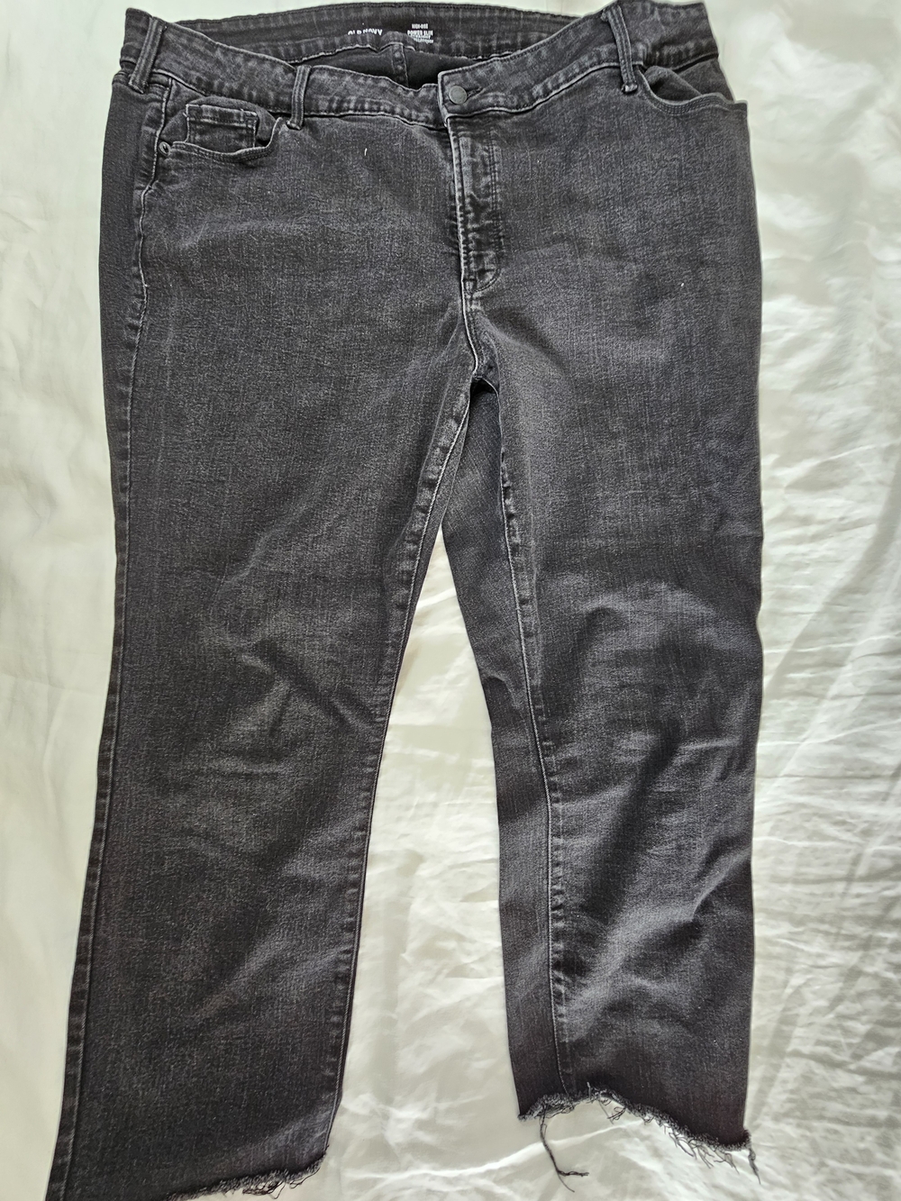 Old Navy Women's Straight Leg Black Jeans Size 22